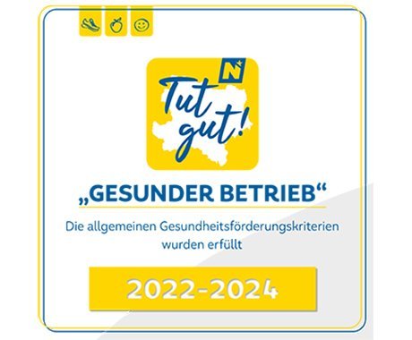 Plakette Tut gut – Gesunder Betrieb 2022-2024