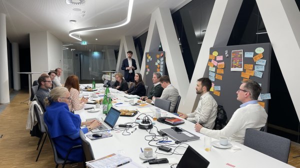 Vortragssituation im Haus der Digitalisierung