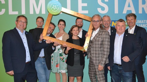 Gruppenfoto von der Verleihung des Climate Star