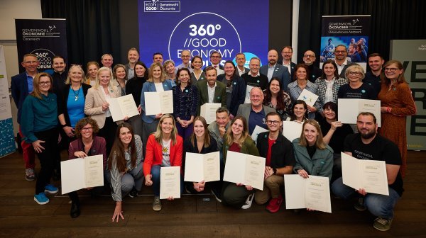 Gruppenfoto der ausgezeichneten Unternehmen