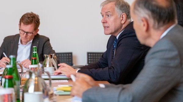 Besprechung im Rahmen des Round Tables „Holz im mehrgeschoßigen, gemeinnützigen Wohnbau“