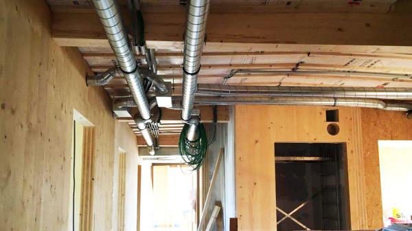 Holzbau im Haus des Lernens