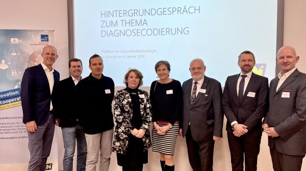 Expertentalk Diagnosecodierung - Gruppenfoto der ReferentInnen